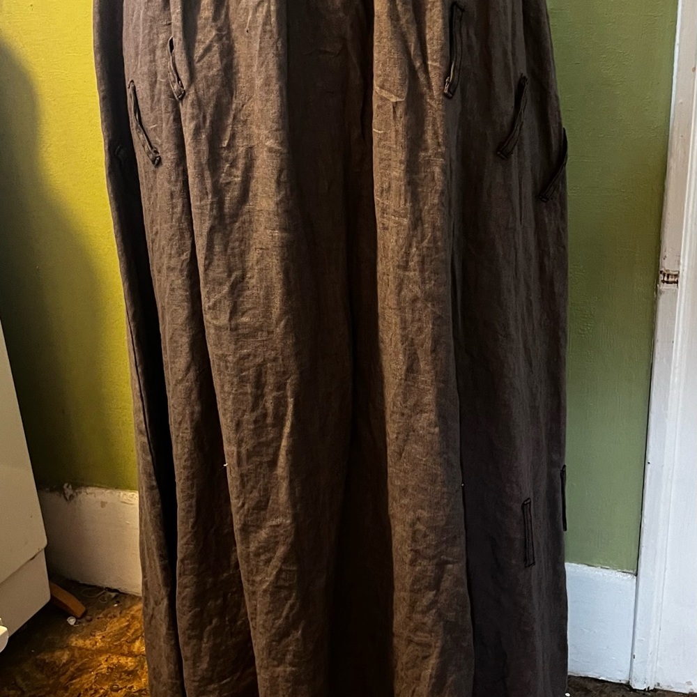 Cynthia Ashby linen skirt